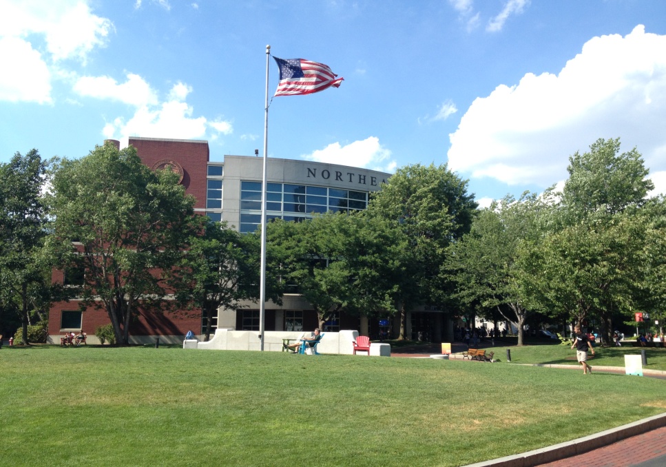 美国东北大学校园风景
